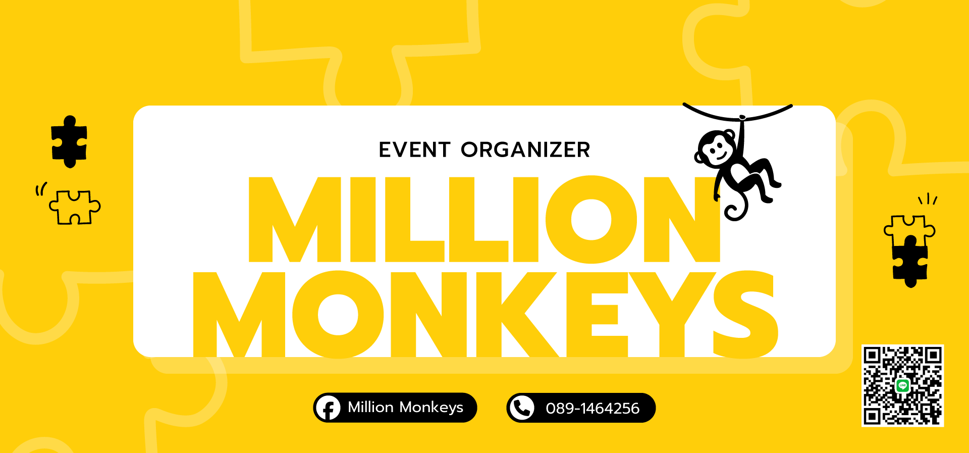 million monkeys banner